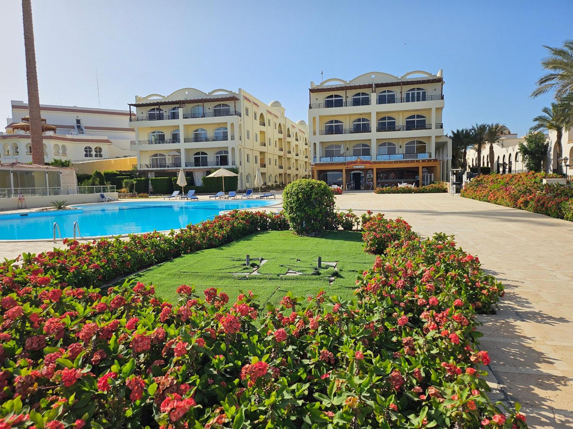 Palm Beach Piazza Apart Hotel Sahl Hasheesh Hurghada Buitenkant foto